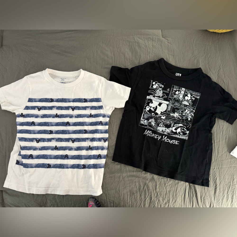 Disney Mickey Mouse Kids Shirts - White and Black
